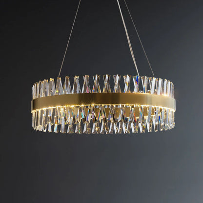 Round Crystal Lux Chandelier